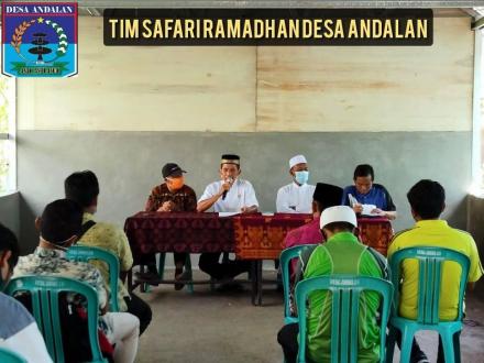 Rapat Persiapan Safari Ramadhan Thn 1442 H/ 2021 M. Desa Andalan