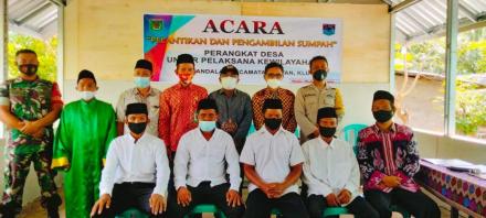 Acara Pelantikan Perangkat kewilayahan Hasil Seleksi 4 Dusun di Desa Andalan